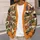 Halloween Bookshelf Cats and Pumpkins for Cozy Autumn Reading Nights All-over Print Knitted Cardigan - 5