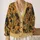 Wendigo Skull Forest Scene for Halloween Nights and Dark Autumn Adventures All-over Print Knitted Cardigan - 2