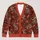 Skeleton Jackalope Floral Gothic for Autumn Outings and Everyday Layering Casual Wear All-over Print Knitted Cardigan - 1