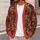 Skeleton Jackalope Floral Gothic for Autumn Outings and Everyday Layering Casual Wear All-over Print Knitted Cardigan - 5