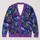 Neon Moonlit Mountain Forest Scenery for Dreamy Stargazing and Everyday Layering All-over Print Knitted Cardigan - 1