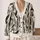 Black Crows Perched on Books for Moody Autumn Reading and Everyday Layering Style All-over Print Knitted Cardigan - 2