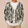 Black Crows Perched on Books for Moody Autumn Reading and Everyday Layering Style All-over Print Knitted Cardigan - 6