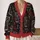 Gothic Death Tarot Cards and Red Roses for Dark Alternative Everyday Style Enthusiasts All-over Print Knitted Cardigan - 2