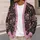 Pastel Goth Skull Rose Bat Web Style for Alternative Autumn Everyday Layering Teens All-over Print Knitted Cardigan - 5