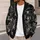 Mothman Comic Collage for Halloween Nights and Everyday Gothic Style for Teenagers All-over Print Knitted Cardigan - 5