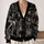 Mothman Comic Collage for Halloween Nights and Everyday Gothic Style for Teenagers All-over Print Knitted Cardigan - 2