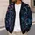 Carnivorous Eyeball Flowers for Halloween Parties and Creepy Teen Alternative Style All-over Print Knitted Cardigan - 5