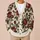 Vintage Burgundy Rose Garden for Cozy Autumn Layering and Everyday Feminine Style All-over Print Knitted Cardigan - 6