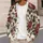 Vintage Burgundy Rose Garden for Cozy Autumn Layering and Everyday Feminine Style All-over Print Knitted Cardigan - 5