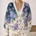 Lavender Hydrangeas For Cozy Autumn Layering And Everyday Garden-Inspired Women's Style All-over Print Knitted Cardigan - 2