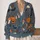 Halloween Pumpkins, Bats And Woodland Mushrooms For Cozy Autumn Layering Style Women All-over Print Knitted Cardigan - 2