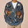 Halloween Pumpkins, Bats And Woodland Mushrooms For Cozy Autumn Layering Style Women All-over Print Knitted Cardigan - 6