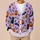 Halloween Cat, Pumpkin and Bat Motifs for Cozy Autumn Celebrations All-over Print Knitted Cardigan - 6