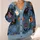 Halloween Witch Cats, Friendly Ghosts and Pumpkins for Cozy Autumn Everyday Layering All-over Print Knitted Cardigan - 4