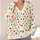 Colorful Paw Print Motifs For Playful Everyday Outfits And Casual Layering All-over Print Knitted Cardigan - 4