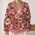 Reading Witch-Hat Ghosts for Cozy Halloween Book Nights and Whimsical Autumn Style All-over Print Knitted Cardigan - 2