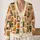 Halloween Pumpkin Books Bats and Ghosts for Cozy Autumn Spooky Season Teens and Readers All-over Print Knitted Cardigan - 2