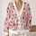Santa Hat Reading Ghosts With Candy Canes For Cozy Holiday Season Fun All-over Print Knitted Cardigan - 2