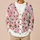 Santa Hat Reading Ghosts With Candy Canes For Cozy Holiday Season Fun All-over Print Knitted Cardigan - 6