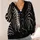 Gothic Centipede Skeletons for Alternative Everyday Layering All-over Print Knitted Cardigan - 4