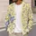 Folk Butterfly and Heart Motifs for Colorful Everyday Winter Layering All-over Print Knitted Cardigan - 5