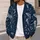 Mystical Ocean Whales, Turtles and Jellyfish for Halloween Stargazing Teens All-over Print Knitted Cardigan - 5