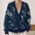 Mystical Ocean Whales, Turtles and Jellyfish for Halloween Stargazing Teens All-over Print Knitted Cardigan - 2