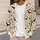 Wildflower Bats and Autumn Blooms for Cozy Cottagecore Fall Layering All-over Print Knitted Cardigan - 5