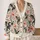 Black Dragons and Coral Wildflowers for Whimsical Fall Days and Cozy Teen Style All-over Print Knitted Cardigan - 2