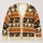 Halloween Pumpkins, Reading Ghosts and Witch Hats for Cozy Autumn Nights and Teen Style All-over Print Knitted Cardigan - 1