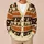 Halloween Pumpkins, Reading Ghosts and Witch Hats for Cozy Autumn Nights and Teen Style All-over Print Knitted Cardigan - 6