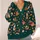 Cozy Reading Otters and Autumn Leaves for Rainy-Day Study and Casual Fall Outings All-over Print Knitted Cardigan - 4