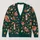Cozy Reading Otters and Autumn Leaves for Rainy-Day Study and Casual Fall Outings All-over Print Knitted Cardigan - 1