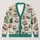 Stacked Books Hearts and Glasses for Cozy Fall Reading and Book Club Style All-over Print Knitted Cardigan - 1