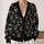 Gothic Crying Eyes For Alternative Streetwear, Dark Academia And Teen Night Out Style All-over Print Knitted Cardigan - 2