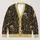 Raven Skull Moon and Candle Motifs for Dark Academia Nights and Autumn Reading Style All-over Print Knitted Cardigan - 1