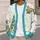 Book Tree And Sleeping Reindeer Holiday Style For Cozy Teen Layering All-over Print Knitted Cardigan - 5