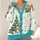Book Tree And Sleeping Reindeer Holiday Style For Cozy Teen Layering All-over Print Knitted Cardigan - 4