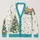 Book Tree And Sleeping Reindeer Holiday Style For Cozy Teen Layering All-over Print Knitted Cardigan - 1