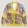 Riviera Bookshop Cafe With Cherry Blossoms For Sunny Coastal Days All-over Print Knitted Cardigan - 1