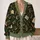 Antique Books and Mushrooms for Halloween Dark Academia Study Style All-over Print Knitted Cardigan - 2