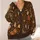 Witchy Celestial Occult Symbols for Halloween Nights and Cozy Autumn Outfits All-over Print Knitted Cardigan - 4