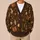 Witchy Celestial Occult Symbols for Halloween Nights and Cozy Autumn Outfits All-over Print Knitted Cardigan - 6