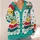 Nordic Christmas Trees With Colorful Lights And Snowflakes For Cozy Holiday Style Teens All-over Print Knitted Cardigan - 4