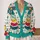 Nordic Christmas Trees With Colorful Lights And Snowflakes For Cozy Holiday Style Teens All-over Print Knitted Cardigan - 2