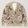 Butterflies, Spiderwebs & Wildflowers for Cozy Autumn Layering, Nature Lover Style All-over Print Knitted Cardigan - 1