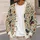 Vintage Folk Crow and Wildflower Bookish Style for Cozy Autumn Layering and Campus Days All-over Print Knitted Cardigan - 5
