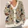 Vintage Folk Crow and Wildflower Bookish Style for Cozy Autumn Layering and Campus Days All-over Print Knitted Cardigan - 4