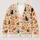 Watercolor Autumn Pumpkins, Black Cats And Books For Cozy Fall Reading Days At Home All-over Print Knitted Cardigan - 1